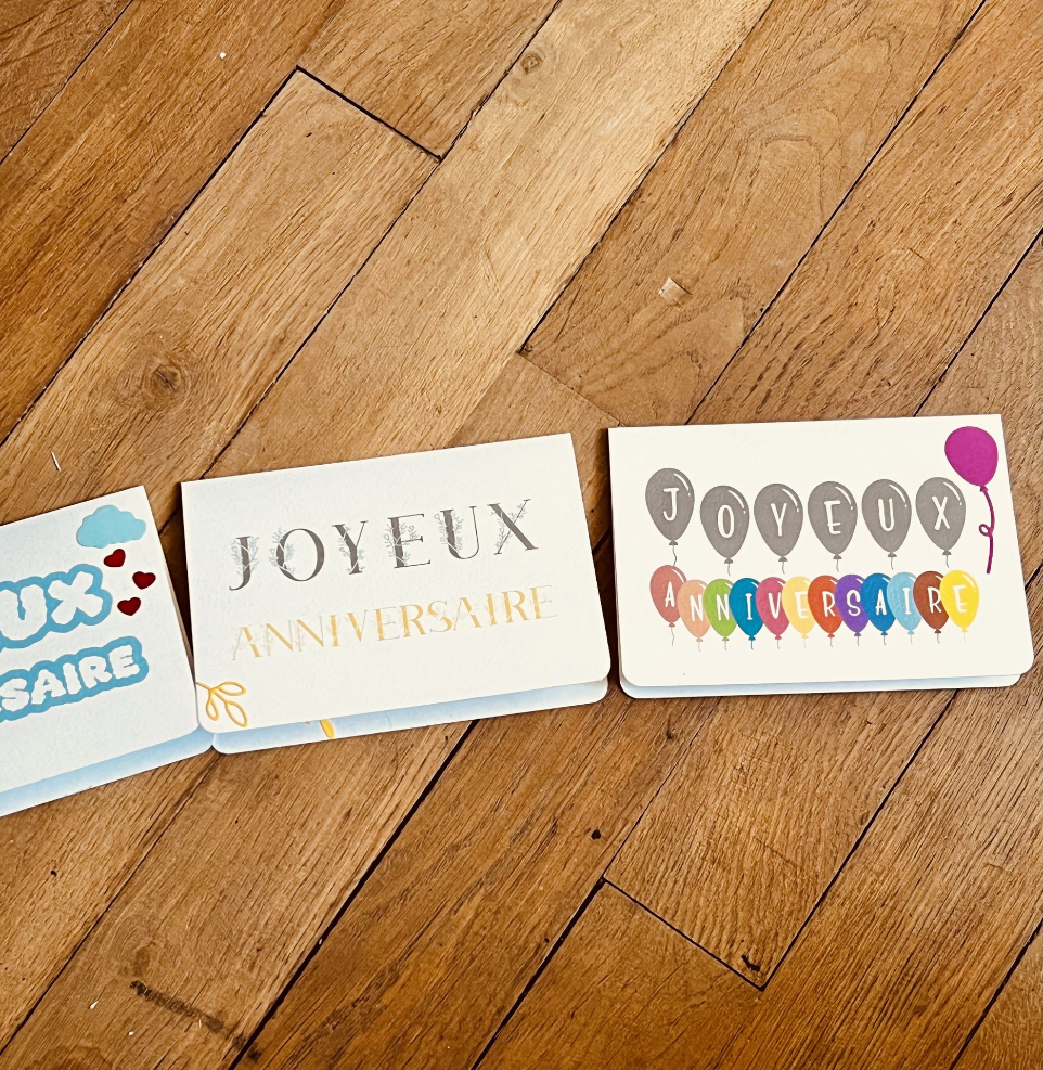 Cartes anniversaire
