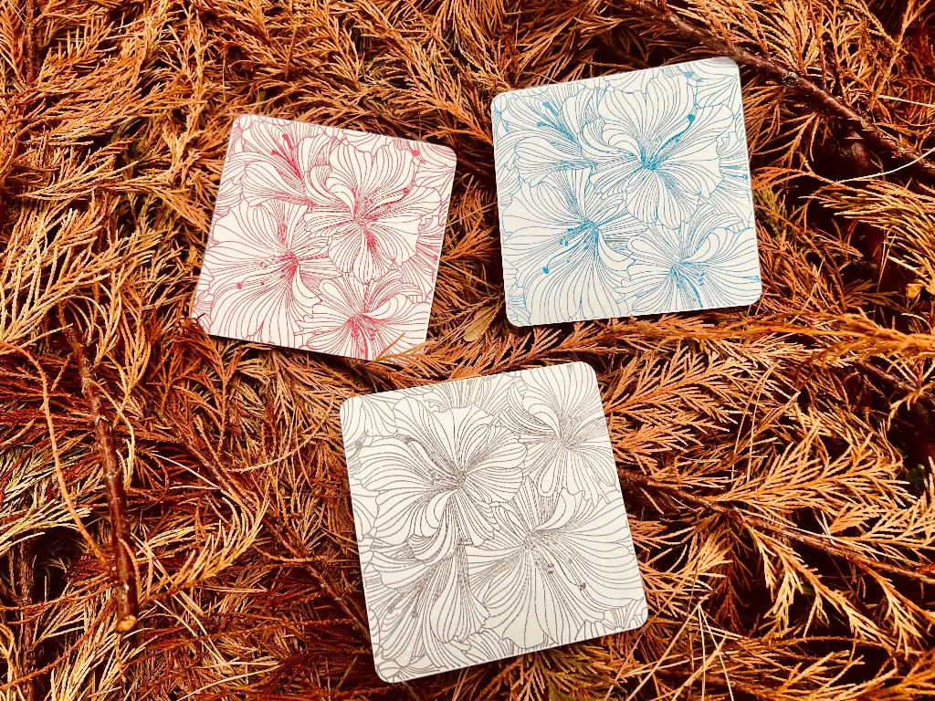 Les hibiscus (rouge)