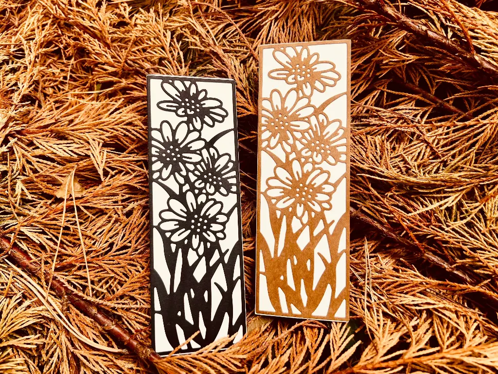 Marque-page die cut