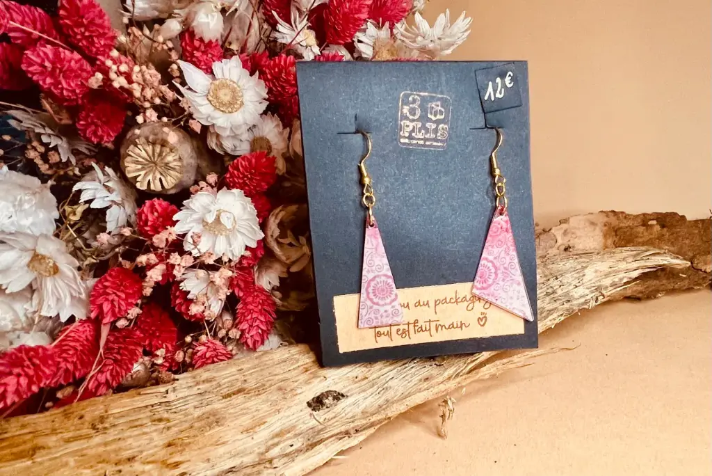 Boucles d'oreilles "asymétriques"