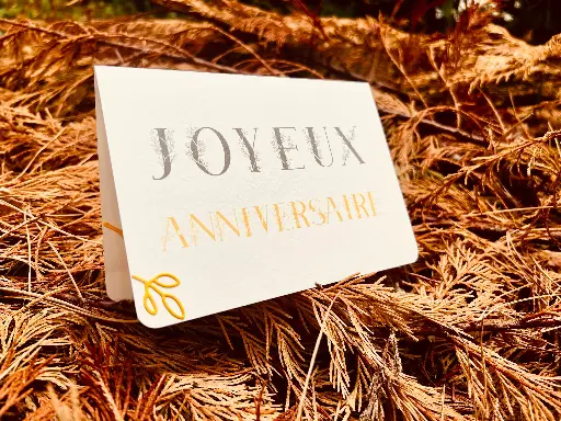 Anniversaire floral